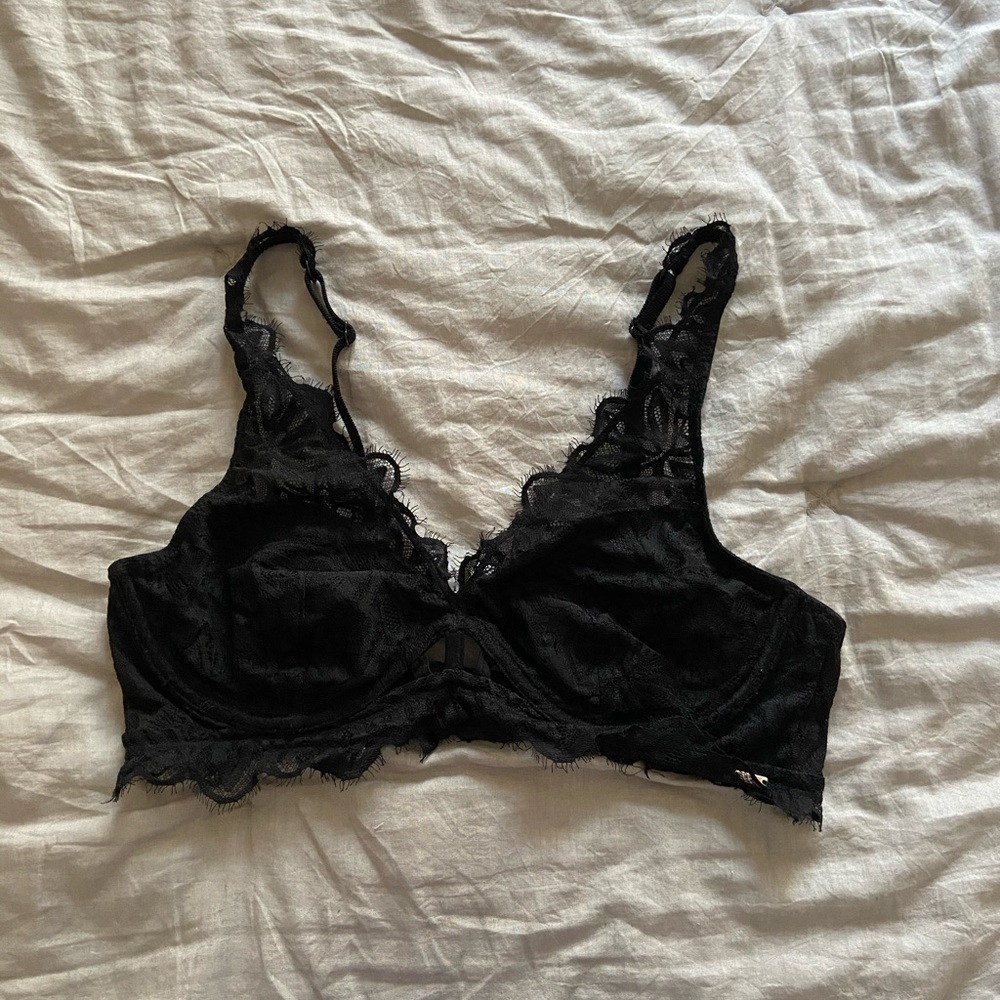 Lacey Black Bralette